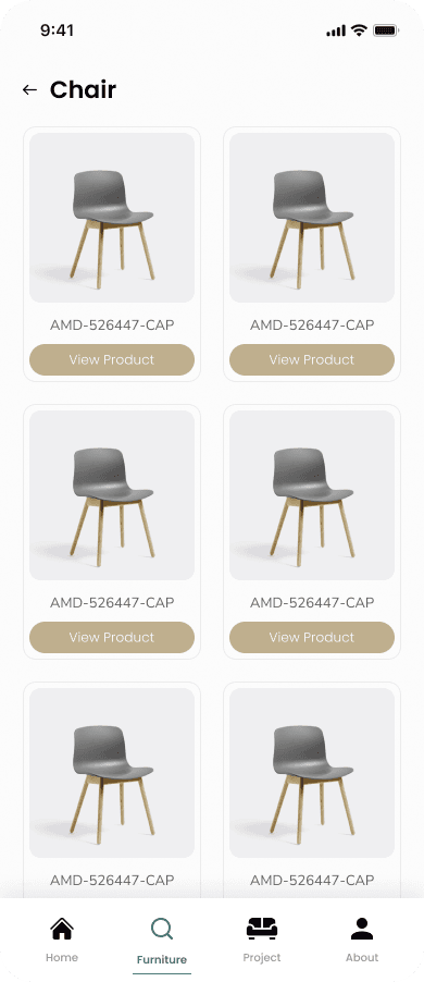 Haidoura alternate product details screen